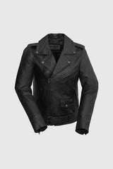 Rebel Womens Leather Jacket Black Women's Leather Jacket Whet Blu NYC